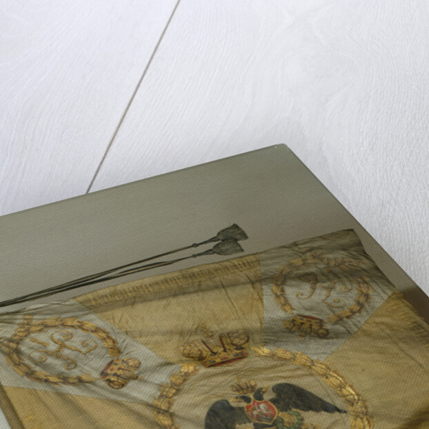 Saint George Flag of the Infantry Regiment at the Time of Nicholas I, 1830-1840s by Banners and Standards Flags