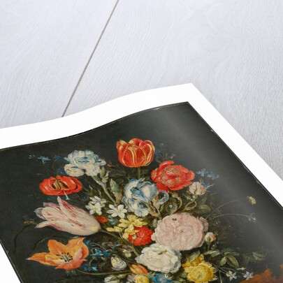 Flowers in a Glass Beaker, after 1608 by Jan Brueghel the Elder