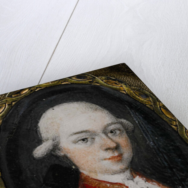 Miniature portrait of Wolfgang Amadeus Mozart, 1777 by Anonymous