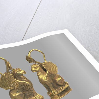 Earring in the Form of Griffin, 5th cen. BC by Scythian Art