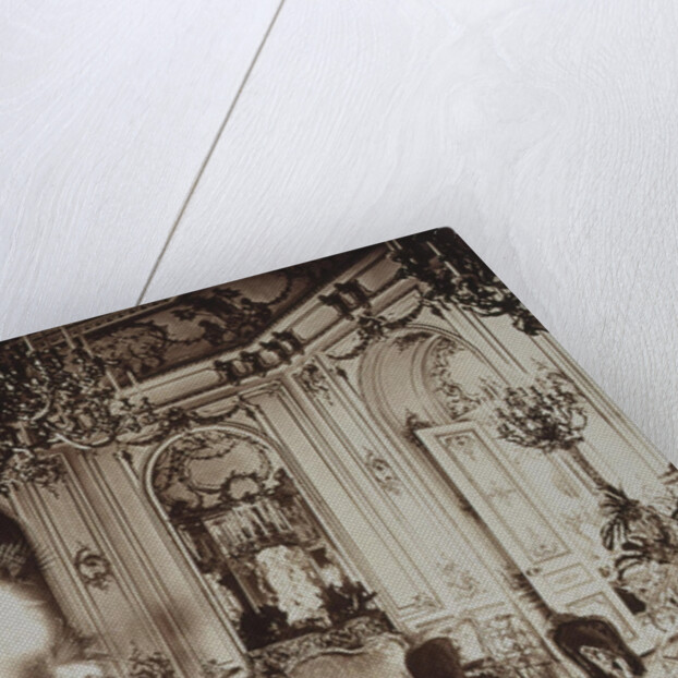 The Stroganov palace in Saint Petersburg. Oval Living Room, 1860s by Giovanni Bianchi