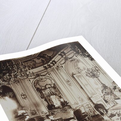 The Stroganov palace in Saint Petersburg. Oval Living Room, 1860s by Giovanni Bianchi