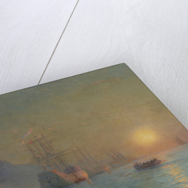 Christopher Columbus sailing from Palos, 1892 by Ivan Konstantinovich Aivazovsky