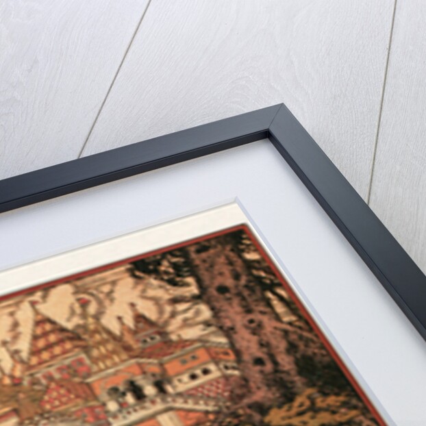 Illustration to the The Tale of the Fisherman and the Fish, 1933 by Ivan Yakovlevich Bilibin