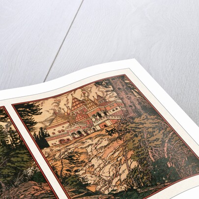 Illustration to the The Tale of the Fisherman and the Fish, 1933 by Ivan Yakovlevich Bilibin