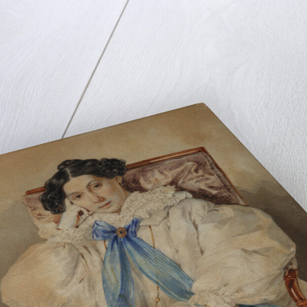 Portrait of Elizabeth Mikhailovna Khitrovo, 1838 by Pyotr Fyodorovich Sokolov