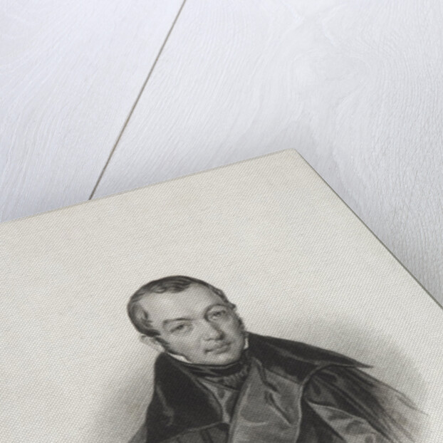 Portrait of the author Faddei Bulgarin, 1841 by Anonymous