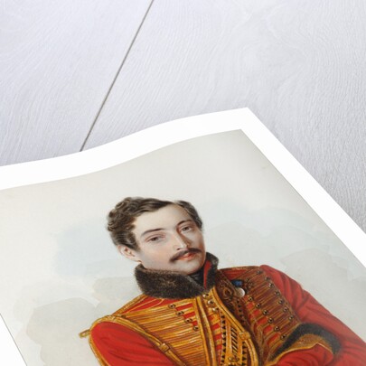 Portrait of Vladimir Dmitrievich Bakaev, 1839 by Alexander Ivanovich Klünder