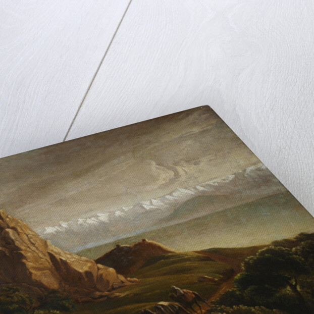 Caucasian landscape with camels, 1837-1838 by Mikhail Yuryevich Lermontov