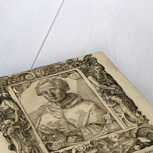 Portrait of Christopher Columbus. (From Elogia virorum bellica virtute illustrium by Paolo Giovio), by Anonymous