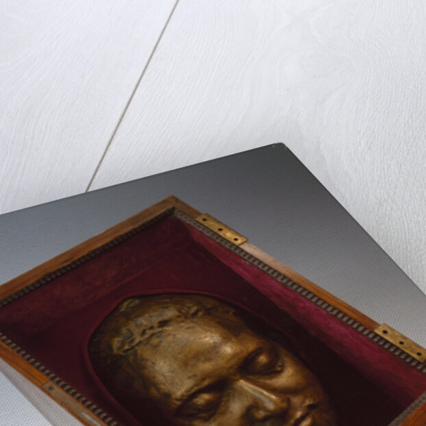 Death mask of Peter I, 1725 by Bartolomeo Carlo Rastrelli