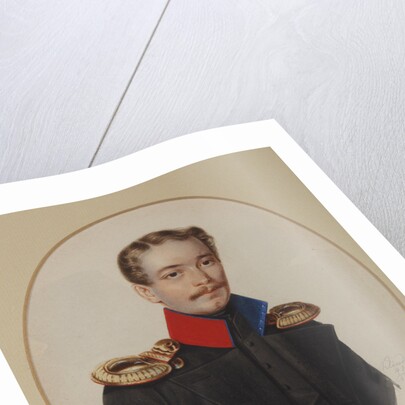 Portrait of Platon Ivanovich Panshin, 1841 by Alexander Ivanovich Klünder