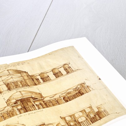 Reconstruction project of the Baths of Agrippa, Rome, c. 1550 by Andrea Palladio