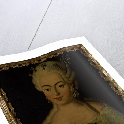 Portrait of Grand Duchess Natalia Alexeyevna of Russia, Princess Wilhelmina Louisa of He by Anonymous