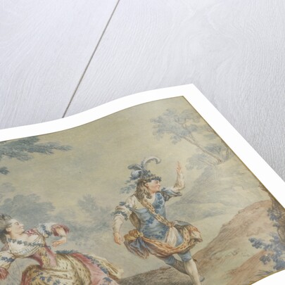 Marie Allard and Jean Dauberval in the opéra-ballet Silvie by Louis Carmontelle