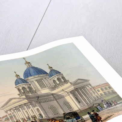 The Trinity Cathedral of the Izmailovsky Regiment in Saint Petersburg, 1836 by Karl Petrovich Beggrov