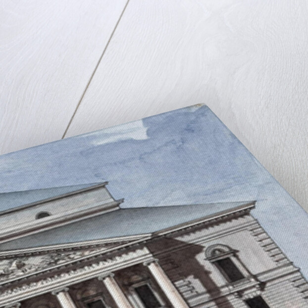 Facade of the Saint Petersburg Imperial Bolshoi Kamenny Theatre, 1802 by Jean François Thomas de Thomon