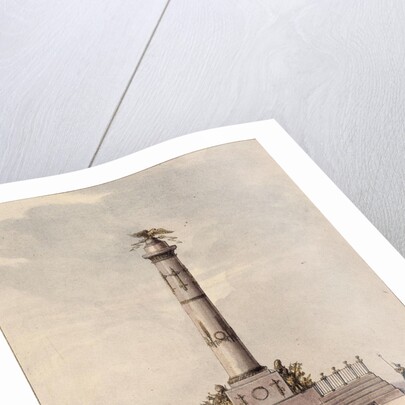 Design of the column commemorating centennial of the Battle of Poltava, 1805 by Jean François Thomas de Thomon