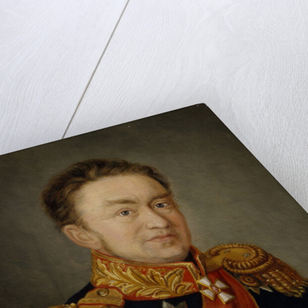 Portrait of the Pavel Nikolayevich Choglokov, 1820s by S. Komenko