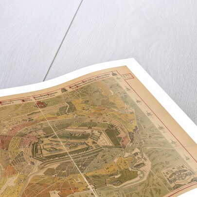 Map of Moscow, 1881 by Anonymous master
