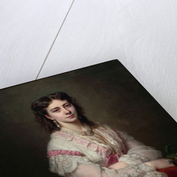 Portrait of Countess Maria Branicka, geb. Princess Sapieha, 1865 by Franz Xavier Winterhalter