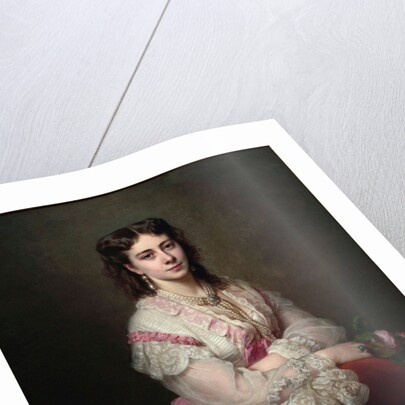 Portrait of Countess Maria Branicka, geb. Princess Sapieha, 1865 by Franz Xavier Winterhalter