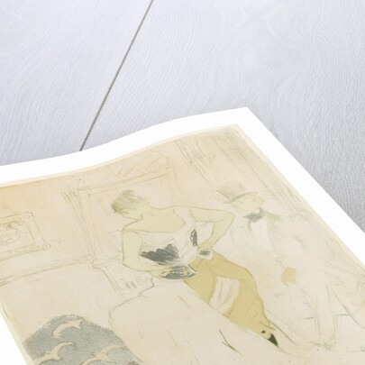 Woman Adjusting Her Corset, 1896 by Henri de Toulouse-Lautrec