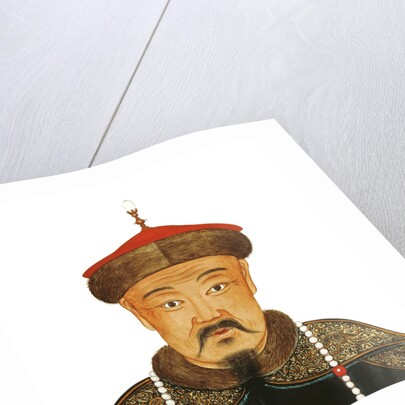 Portrait of Kublai Khan, 13th century by Anonymous