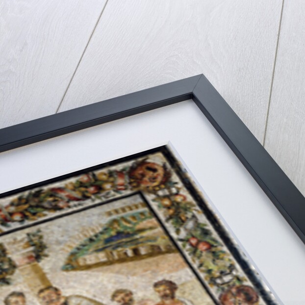 Platonic Academy. Mosaic from Pompeii, 1st century BC by Classical Antiquities