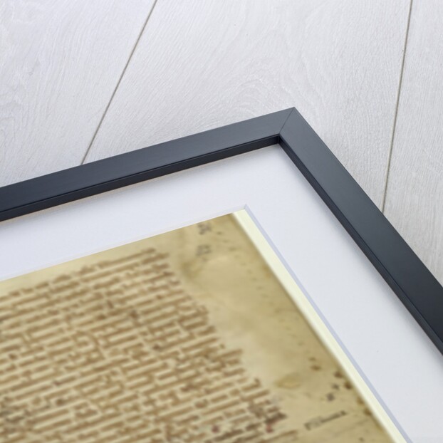 Verse account of Magna Carta in the Chronicle of Melrose Abbey, 1270s by Historical Document