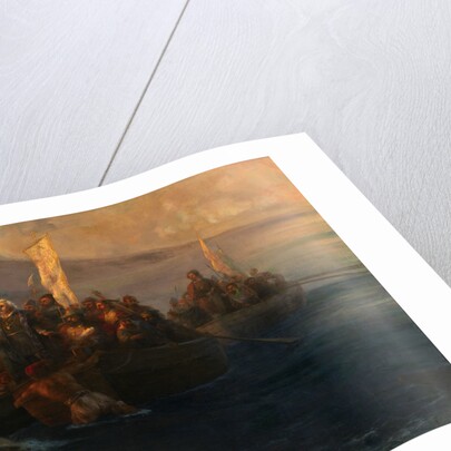 The Disembarkation of Christopher Columbus on San Salvador, 12th October 1492, 1892 by Ivan Konstantinovich Aivazovsky