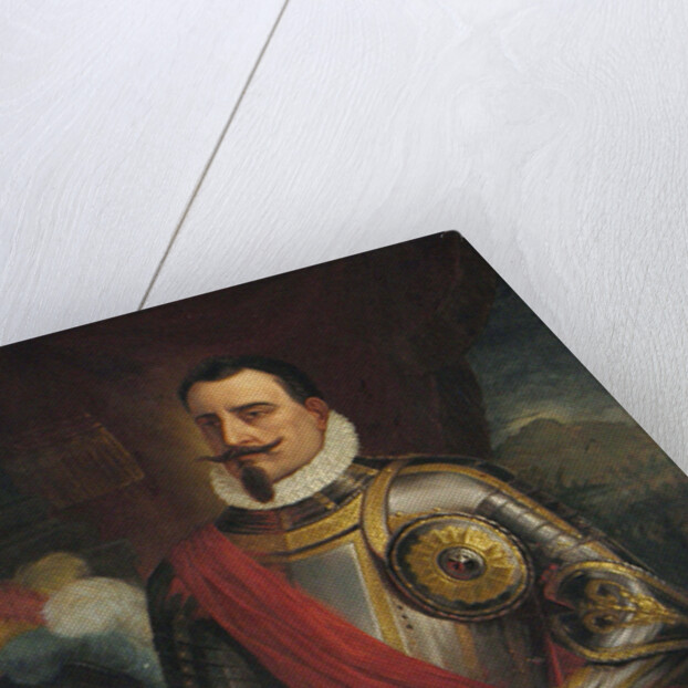 Portrait of Pedro de Valdivia, 1874 by Pedro León Carmona