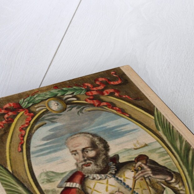 Portrait of Ferdinand Magellan, 1671 by John Ogilby