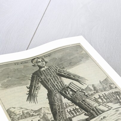 Wicker man (from Britannia Antiqua Illustrata by Aylett Sammes), 1676 by Anonymous