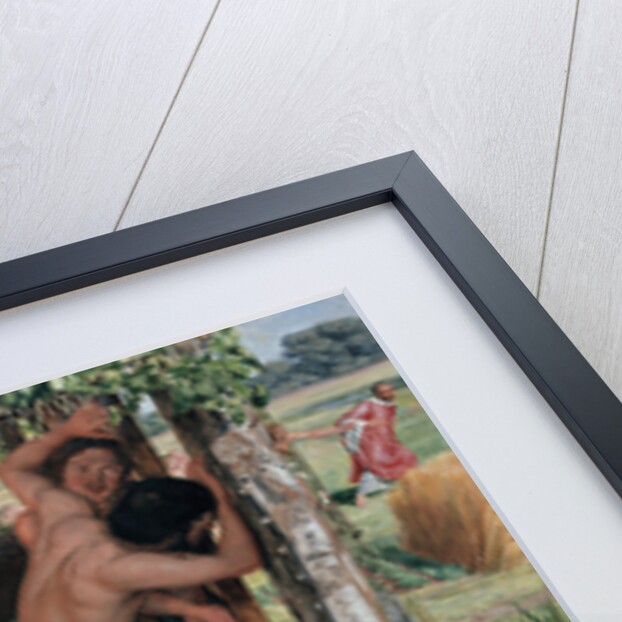 A Converted British Family Sheltering a Christian Missionary from the Persecution of the Druids, 185 by William Holman Hunt