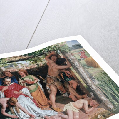 A Converted British Family Sheltering a Christian Missionary from the Persecution of the Druids, 185 by William Holman Hunt