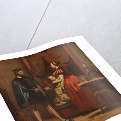Karin Månsdotter, Eric XIV and Son Gustav, 1858 by Johan Zacharias Blackstadius