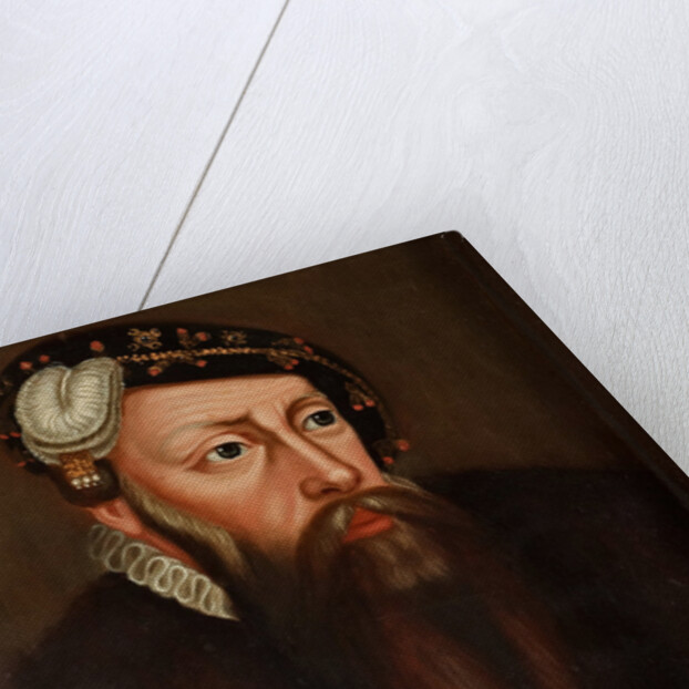 Portrait of the King Gustav I of Sweden by Ulrika Fredrika Pasch