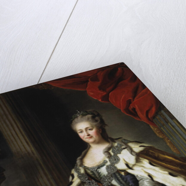 Portrait of Empress Catherine II, 1780s by Fyodor Stepanovich Rokotov