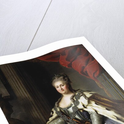 Portrait of Empress Catherine II, 1780s by Fyodor Stepanovich Rokotov