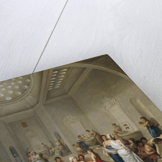 Turkish Bath (Hammam), 1785 by Jean-Jacques-François Le Barbier