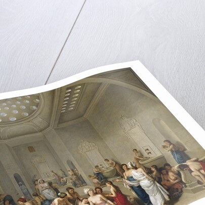 Turkish Bath (Hammam), 1785 by Jean-Jacques-François Le Barbier