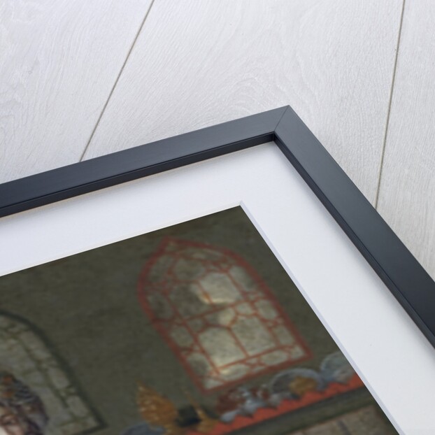 A noble lady of Constantinople wearing Hammam shoes by Jean-Baptiste Vanmour