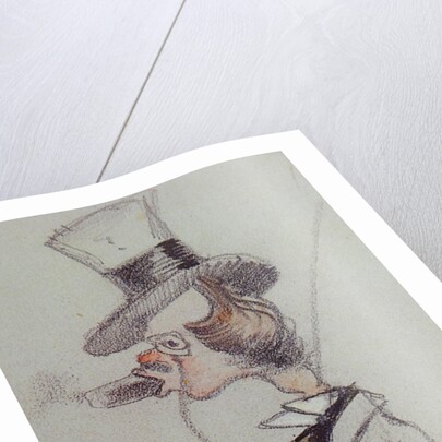 Dandy with a Cigar (Dandy au Cigare), ca 1857 by Claude Monet