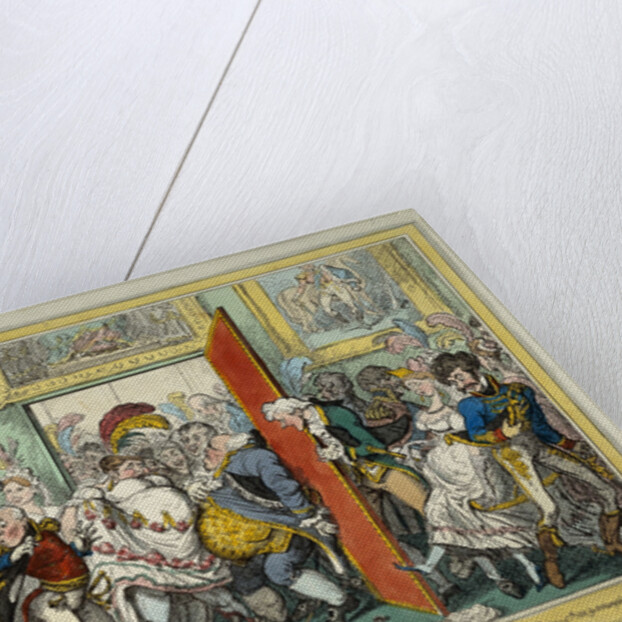 The Inconveniences of a Crowded Drawing Room, 1818 by George Cruikshank