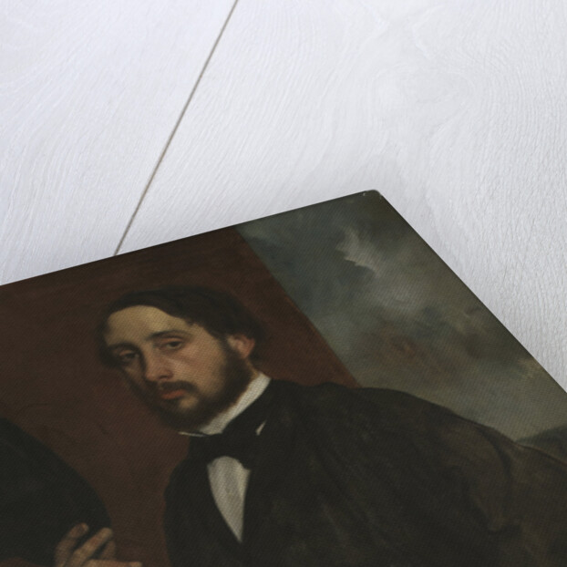 Self-portrait with Raised Hat, ca 1863 by Edgar Degas