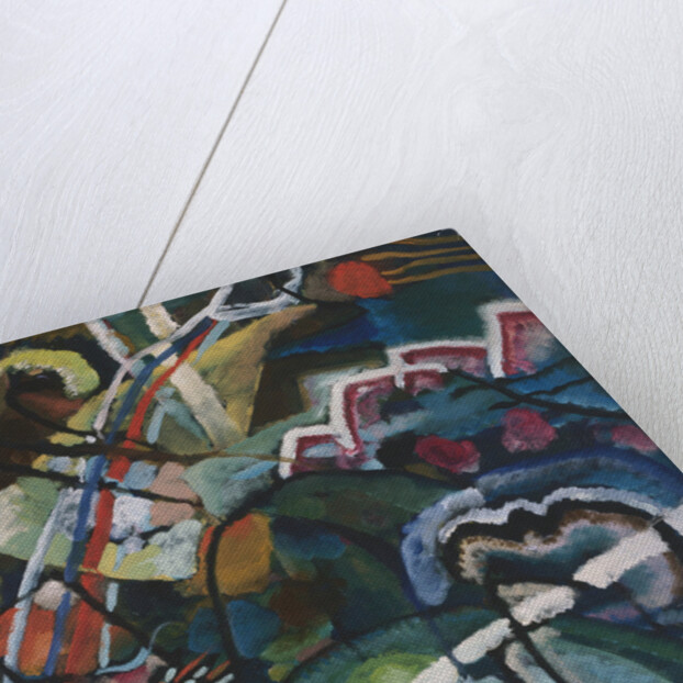Sketch I for Painting with White Border (Entwurf I zum Bild mit weissem Rand), 1913 by Wassily Vasilyevich Kandinsky
