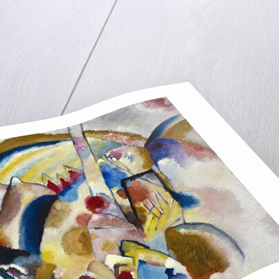 Landscape with Red Spots No. 2 (Landschaft mit roten Flecken Nr. 2), 1913 by Wassily Vasilyevich Kandinsky