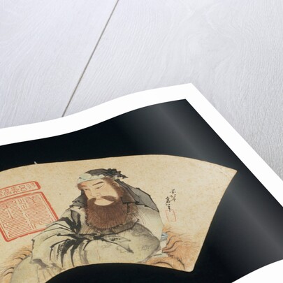 The Chinese God of War by Katsushika Hokusai
