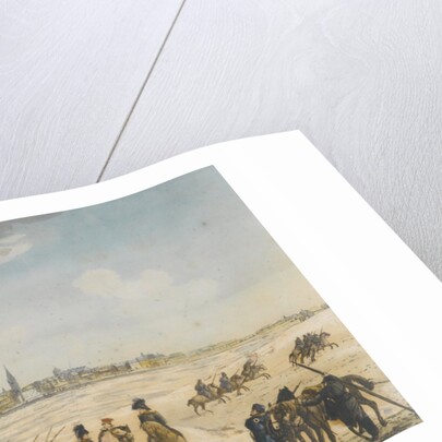 The Crossing of the Rhine near Düsseldorf by the Russian Army, 13 January 1814, 1814 by Anonymous